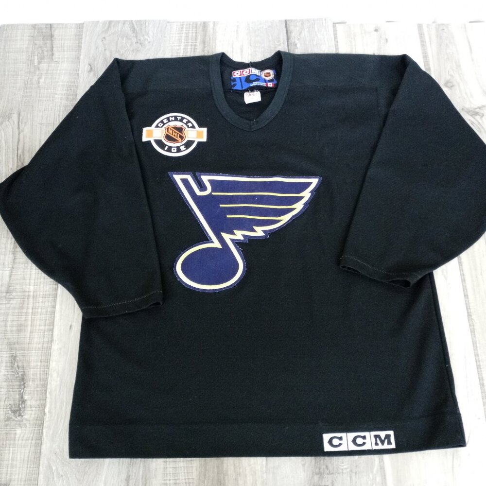 CCM NHL Hockey Jersey St. Louis Blues Vintage Y2K Practice Jersey Large